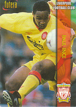 Paul Ince Liverpool 1998 Futera Fans' Selection Embrossed #11